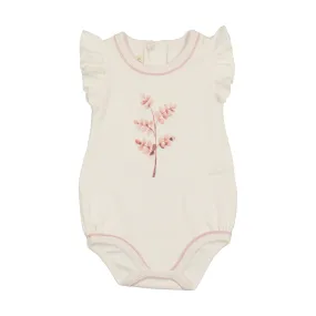 Stem Stitch Girls Romper