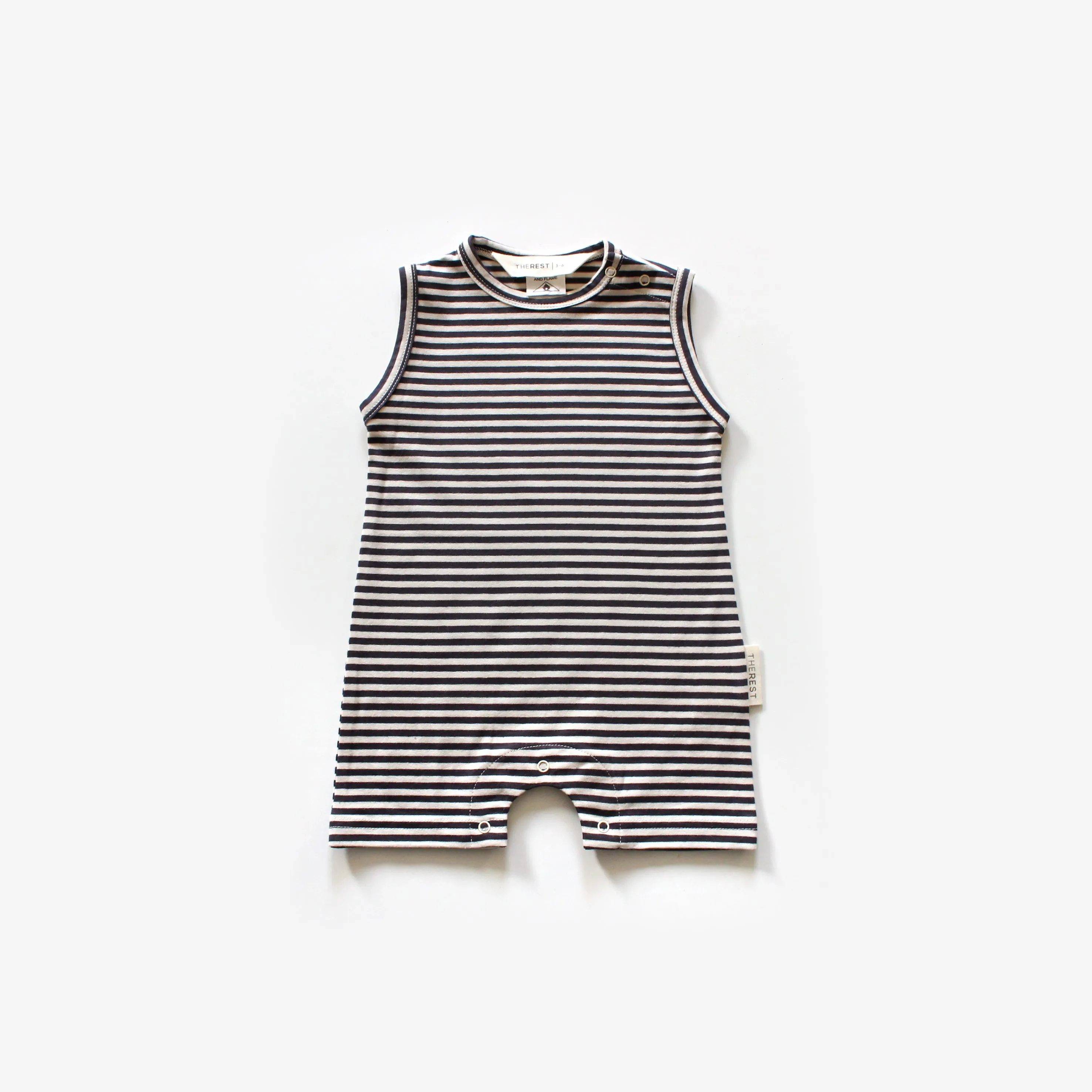 Summer Romper - Midnight Stripe
