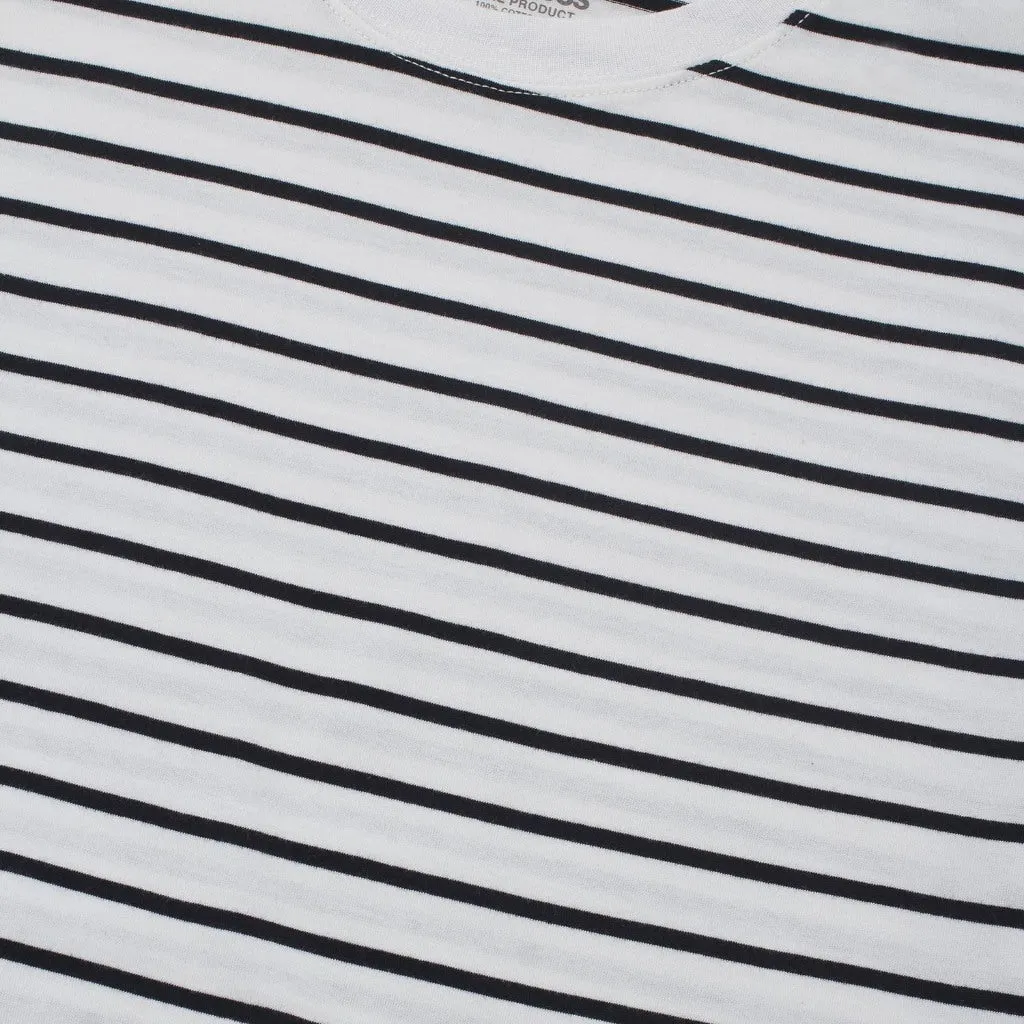 T-Shirt Stripe ORCHARD WHITE BLACK