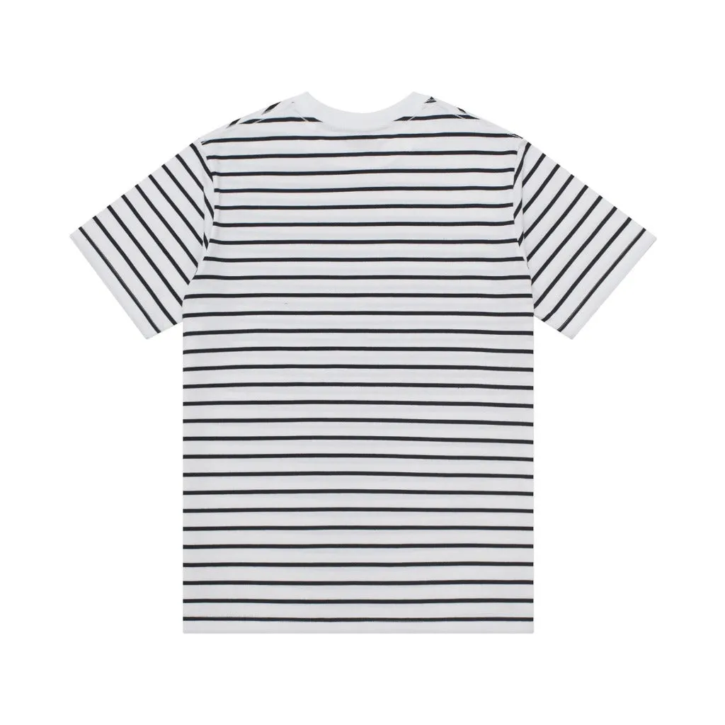 T-Shirt Stripe ORCHARD WHITE BLACK
