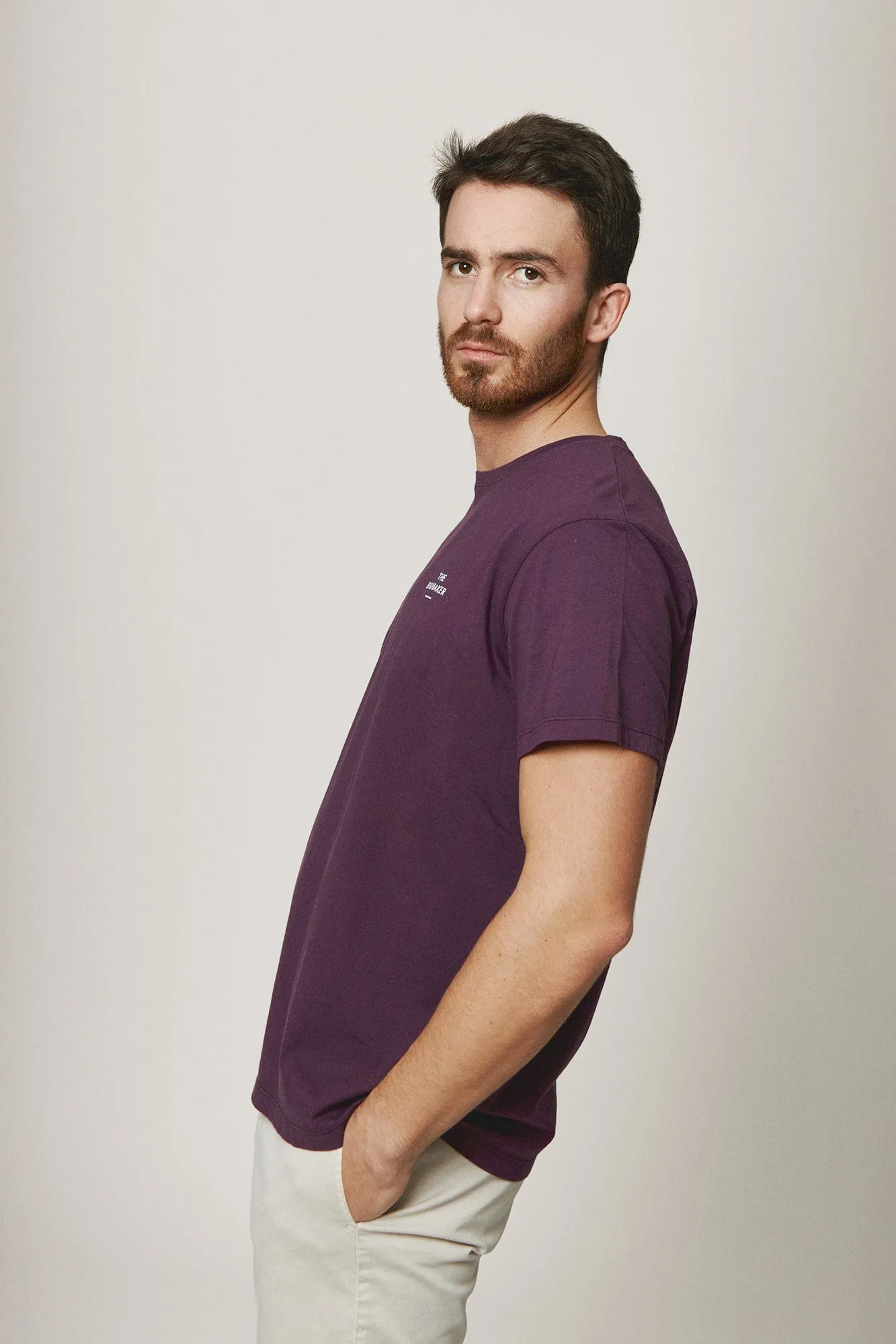 The Cotton T Shirt Morado Llanes