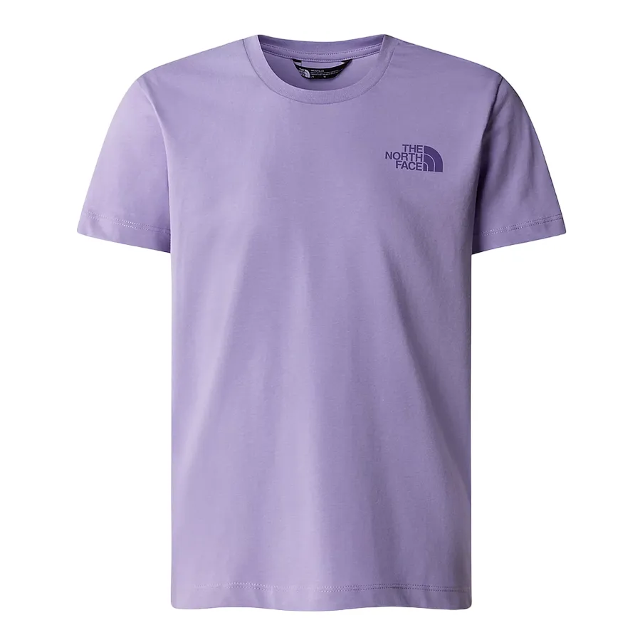 The North Face maglietta manica corta da ragazza Relaxed Graphic NF0A87BCPJO1 viola