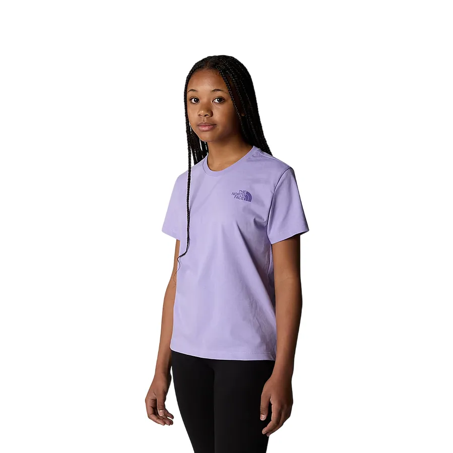 The North Face maglietta manica corta da ragazza Relaxed Graphic NF0A87BCPJO1 viola