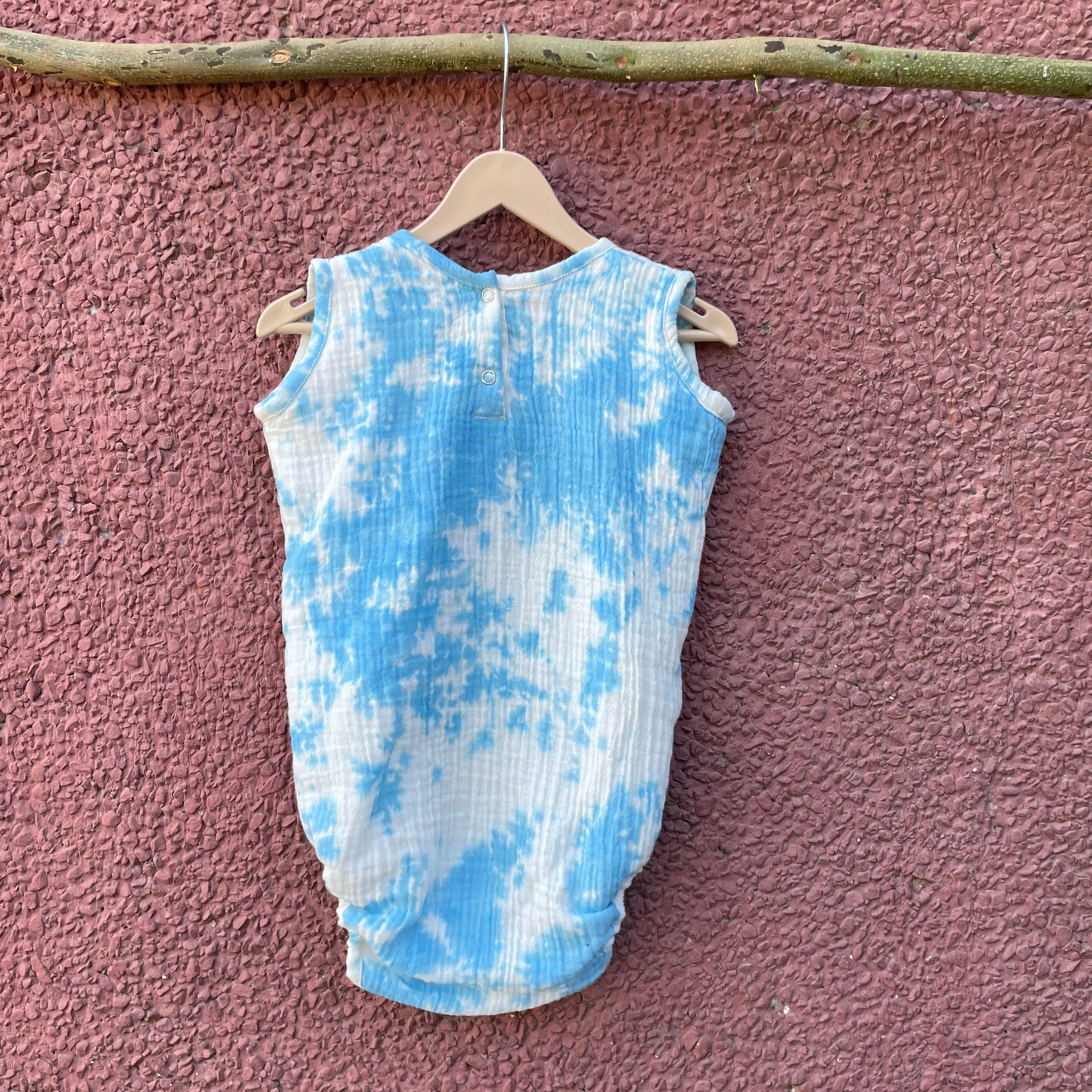 Tie-Dye Penguin Muslin Onesie