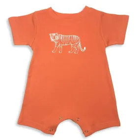 Tiger Short Sleeve Infant Romper