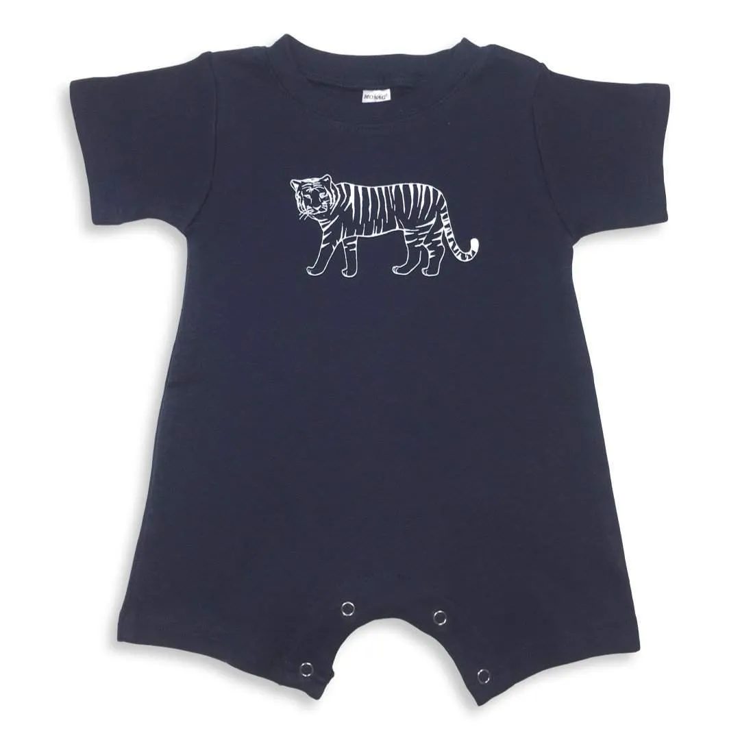 Tiger Short Sleeve Infant Romper