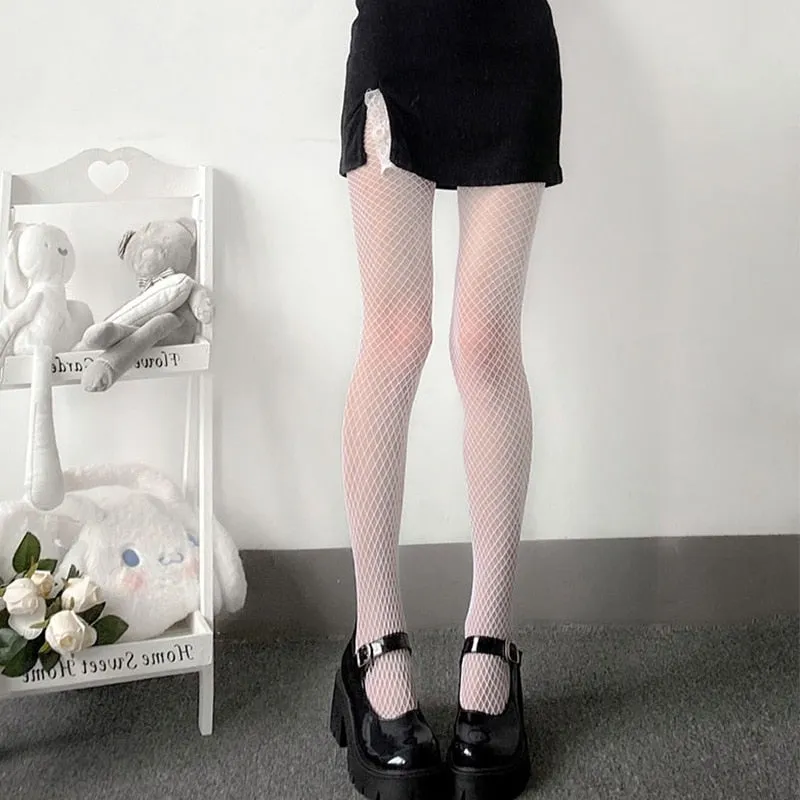 Tights in Fishnet Design