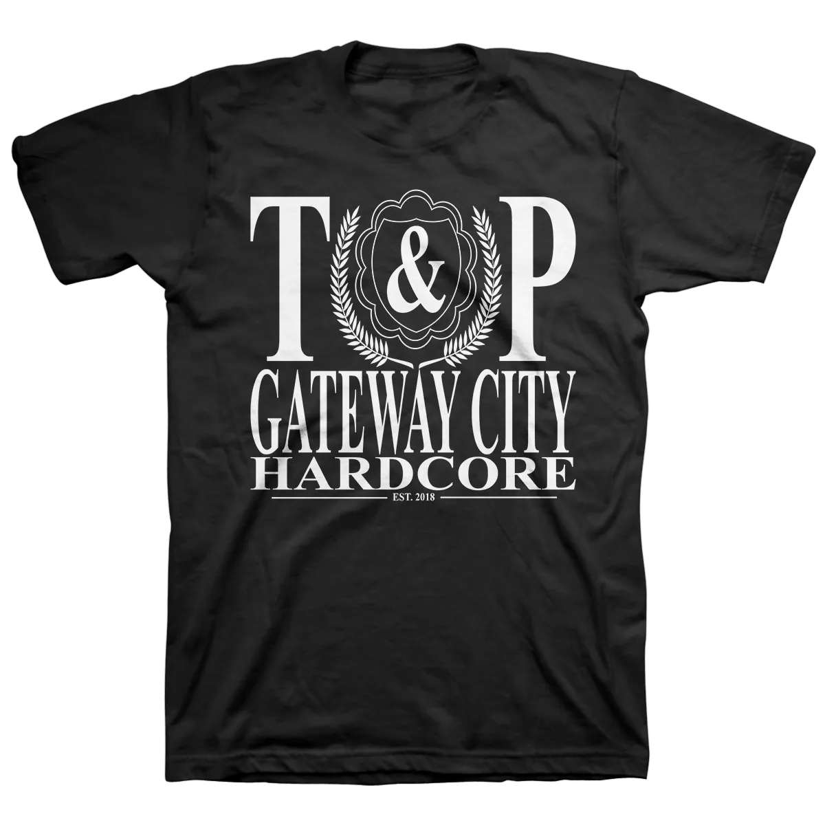 Time and Pressure "College" Black T-Shirt