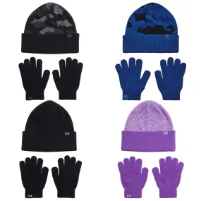 Under Armour Junior Beanie Hat & Glove Set