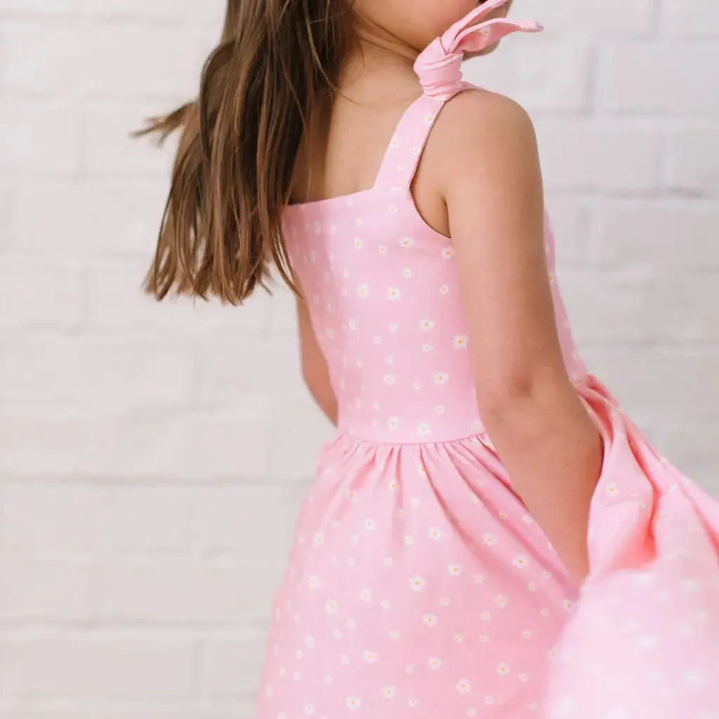 Valerie Dress in Pink Petals 