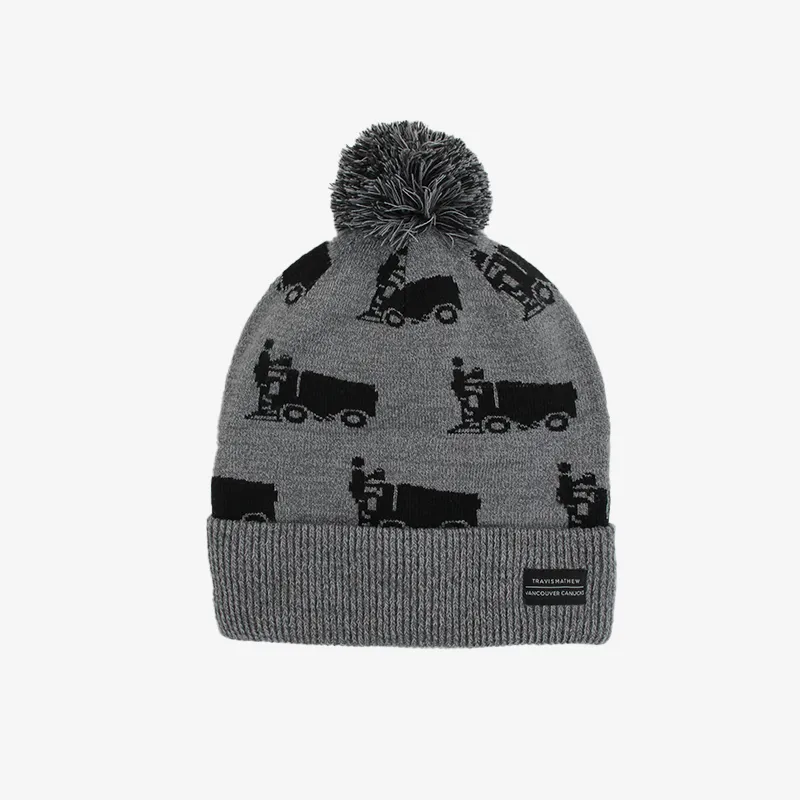 Vancouver Canucks Travis Mathew Zamboni Grey Pom Knit