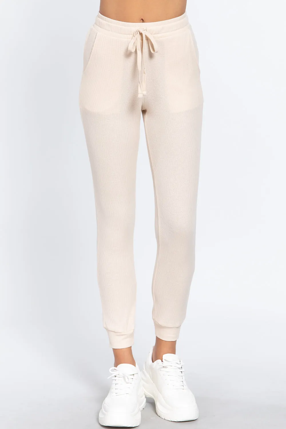 Waist Band Side Pocket Thermal Pants