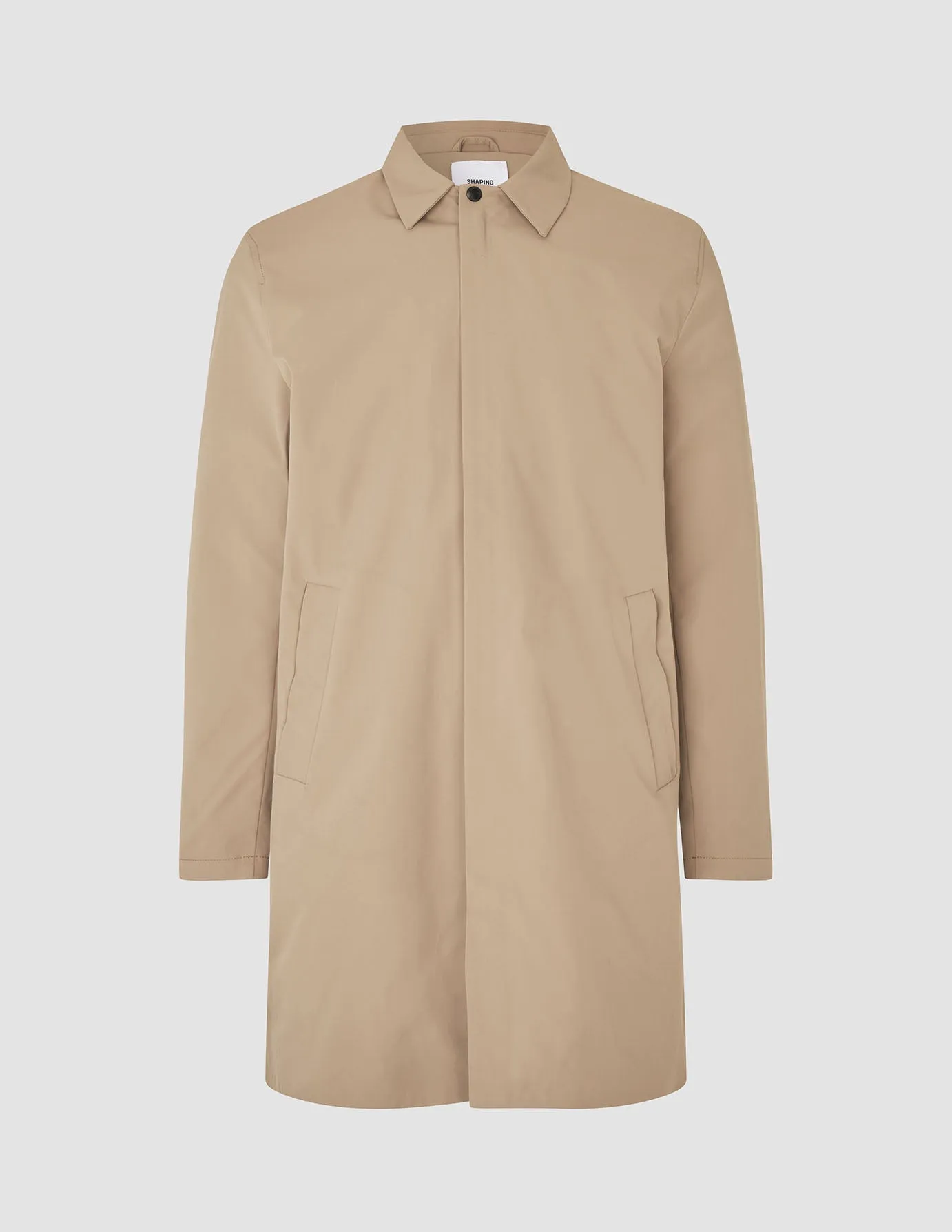 Waterproof Trench Coat Sand Grain