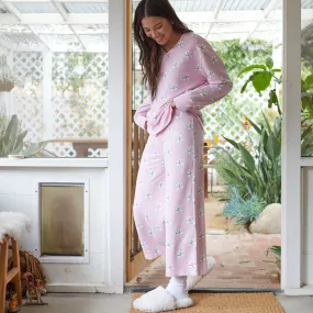 Wide Leg Sweatpant - Blossom