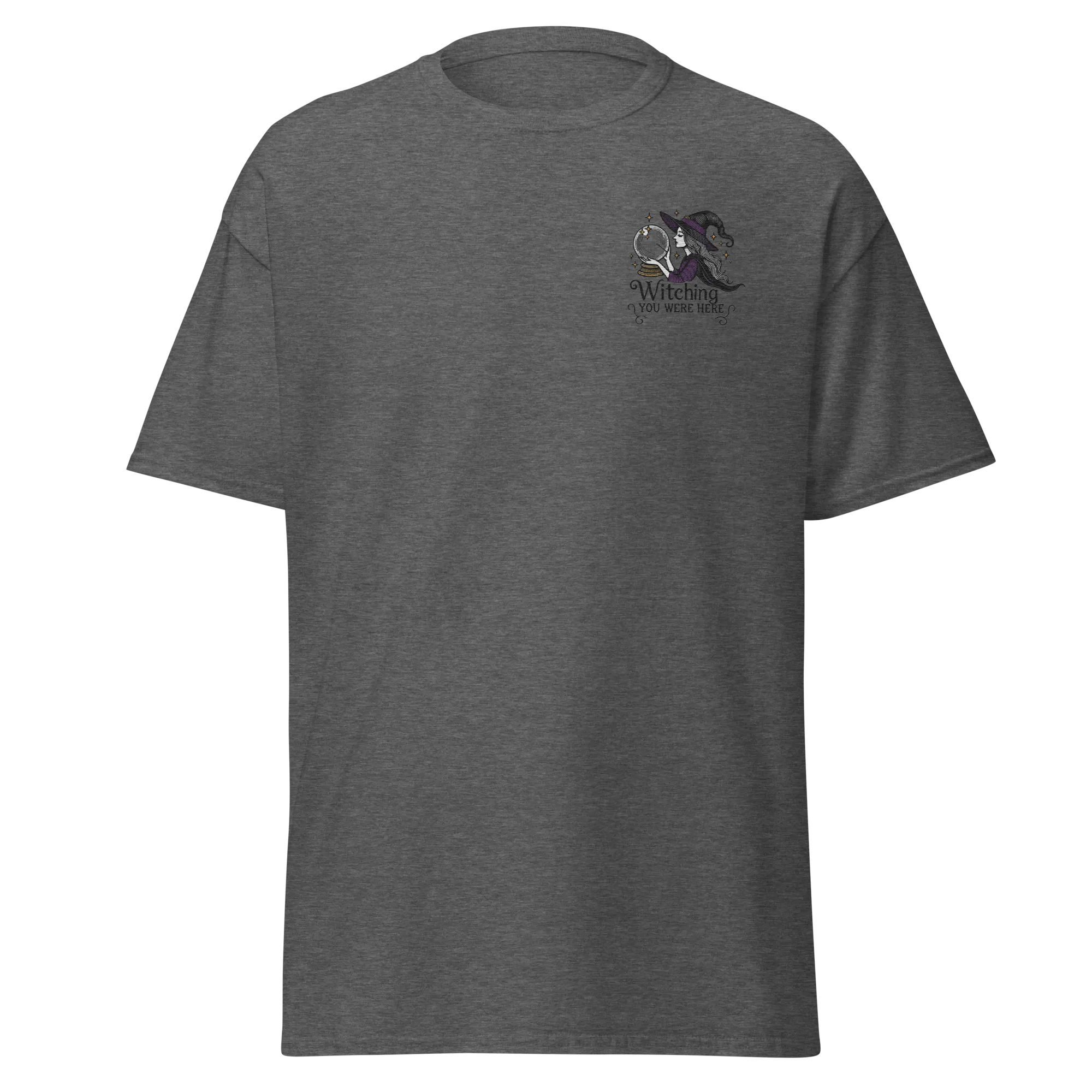 Witching You Were Here - Halloween T-Shirt - Witch Halloween T-Shirt