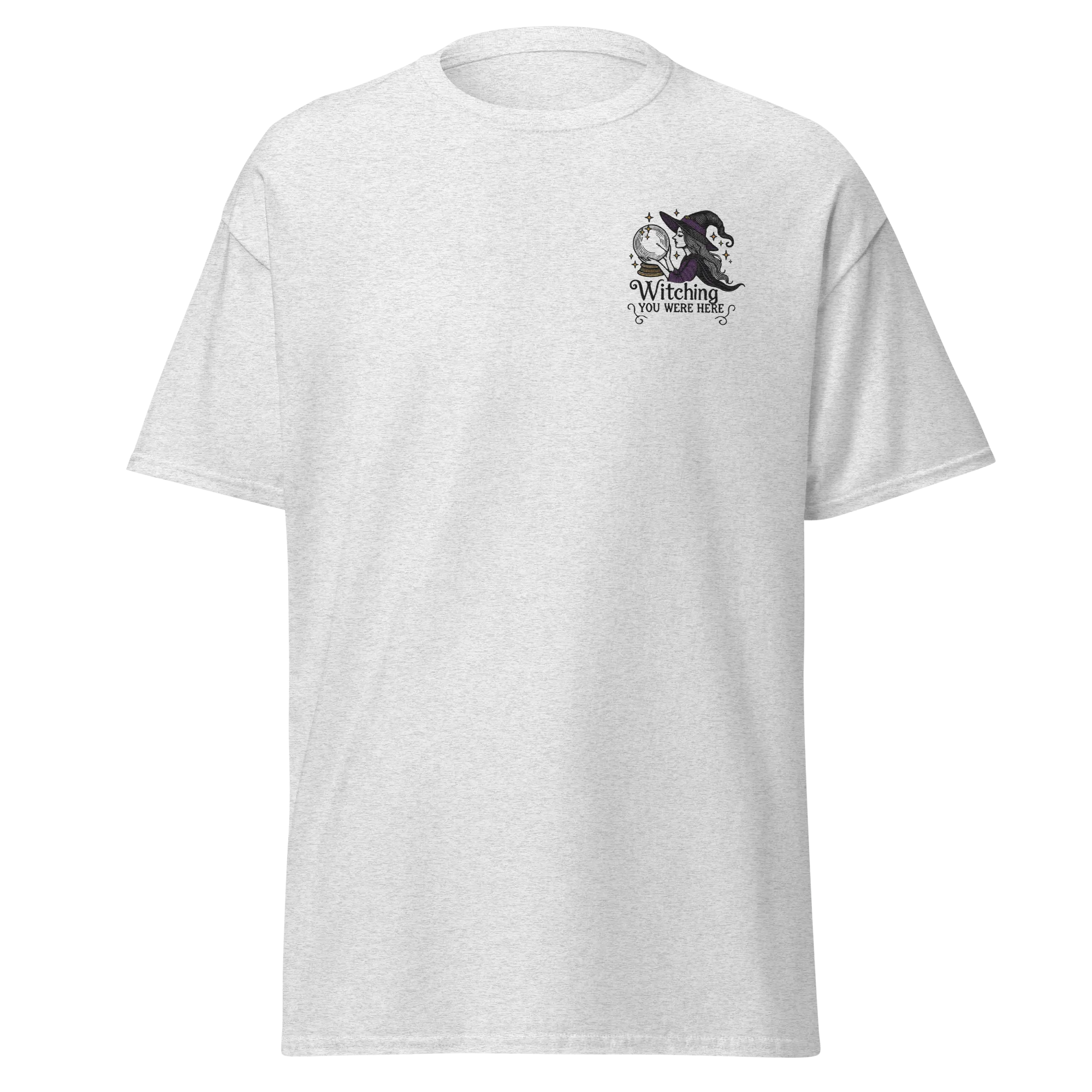 Witching You Were Here - Halloween T-Shirt - Witch Halloween T-Shirt