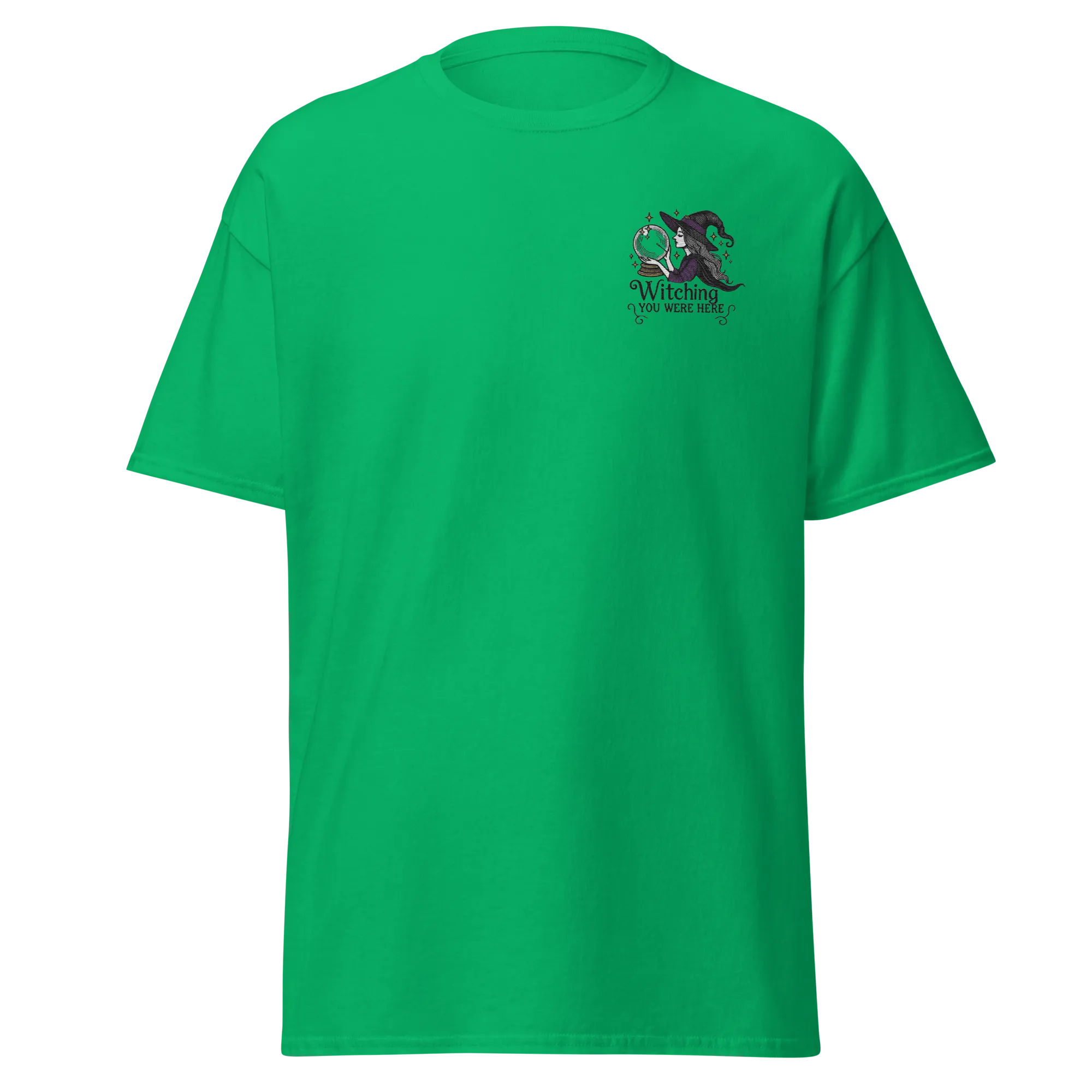 Witching You Were Here - Halloween T-Shirt - Witch Halloween T-Shirt
