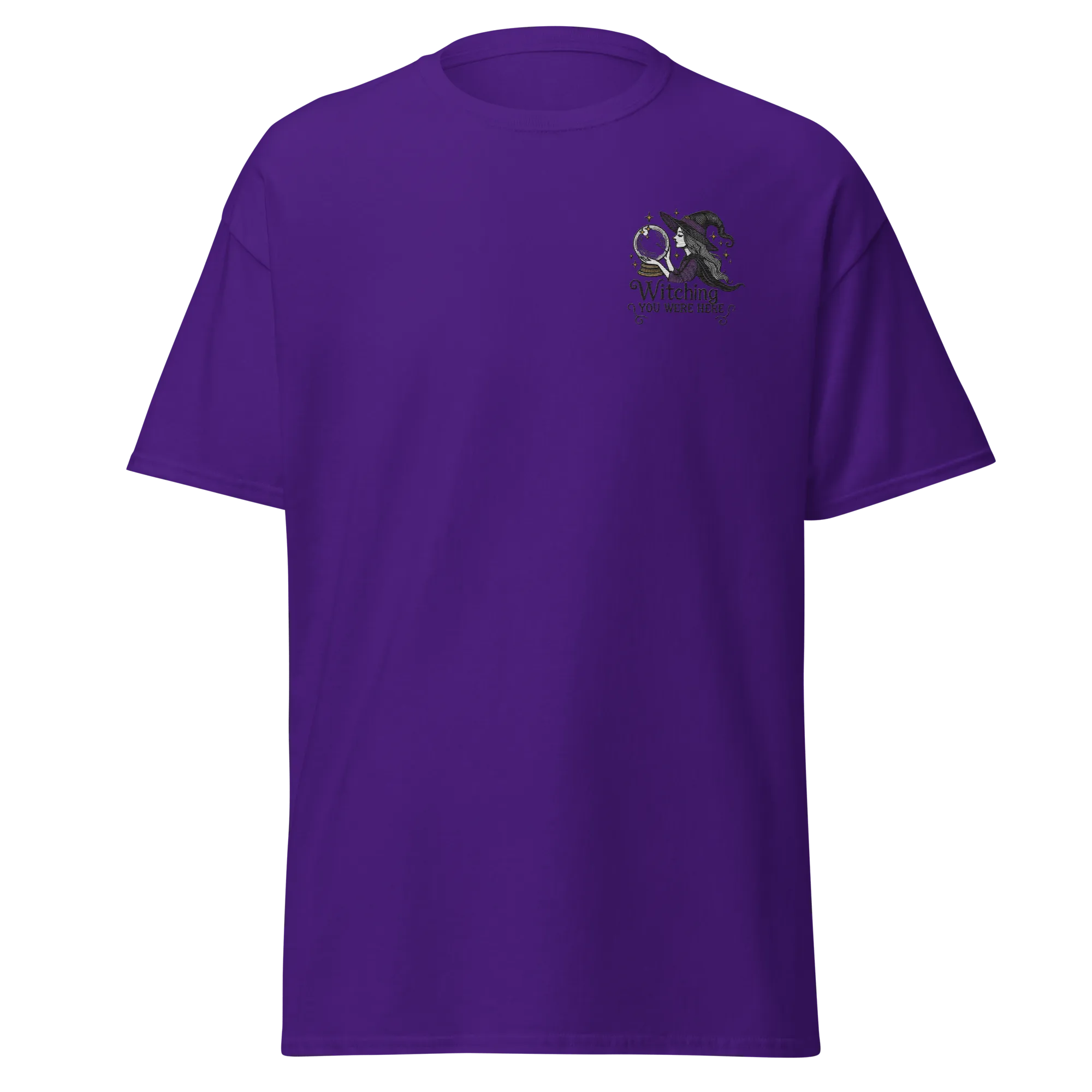 Witching You Were Here - Halloween T-Shirt - Witch Halloween T-Shirt