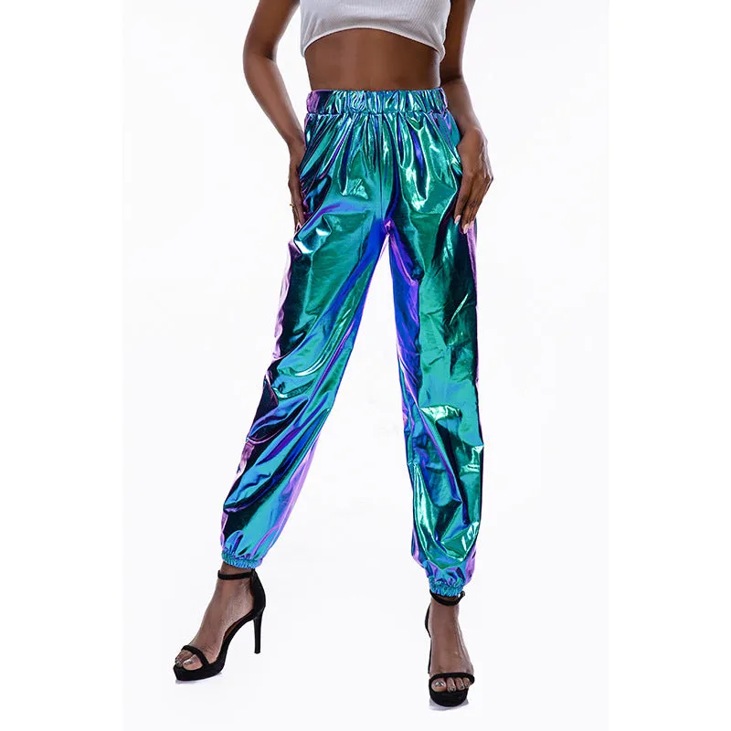 Women's Casual High-Waist Loose Joggers With Pockets