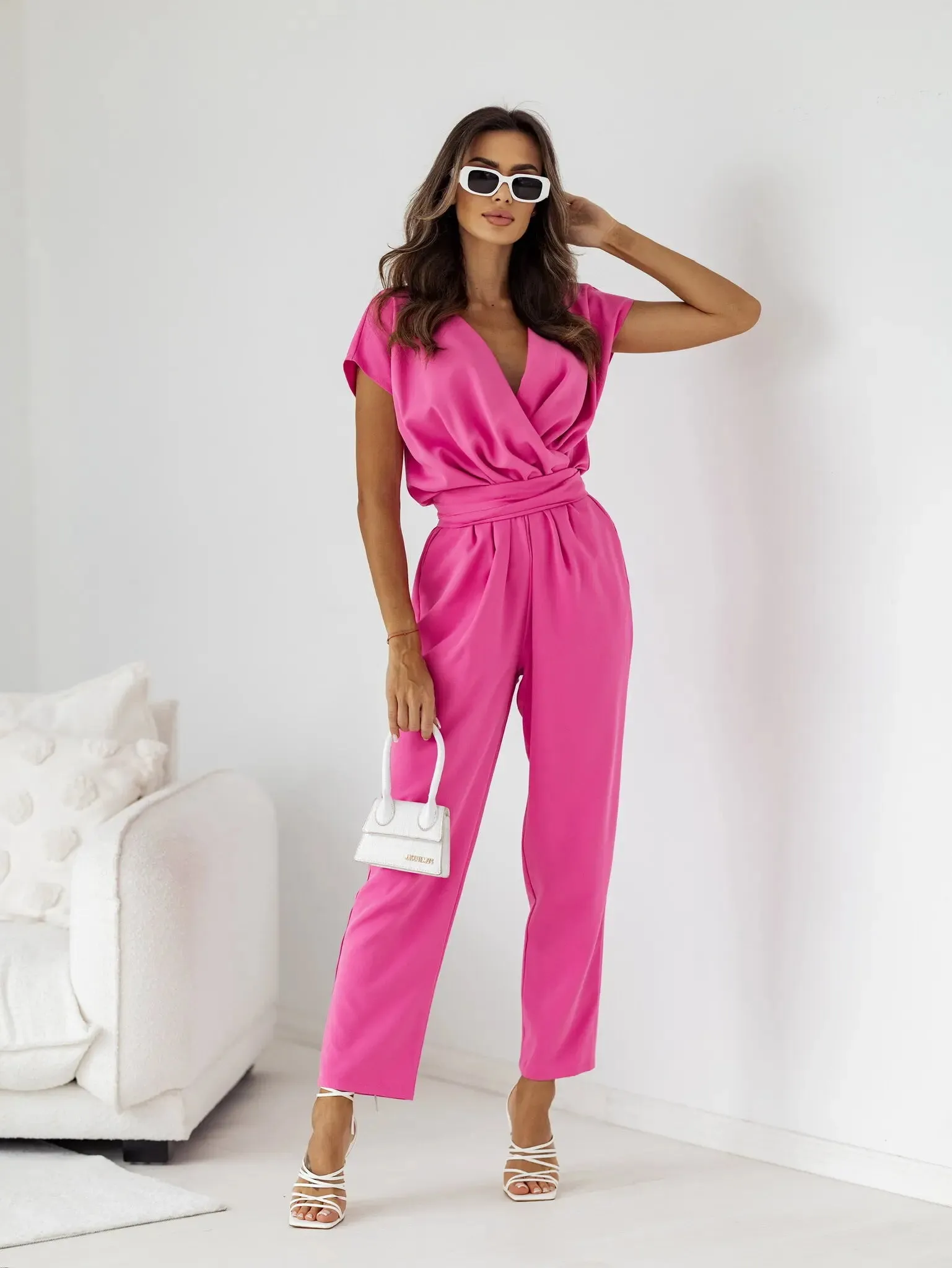 Women's Fashion New Popular Leisure New Summer Jumpsuit Commuter Jump Suits for Women Jumpsuit Women S-2XL Sizestreet Fashion