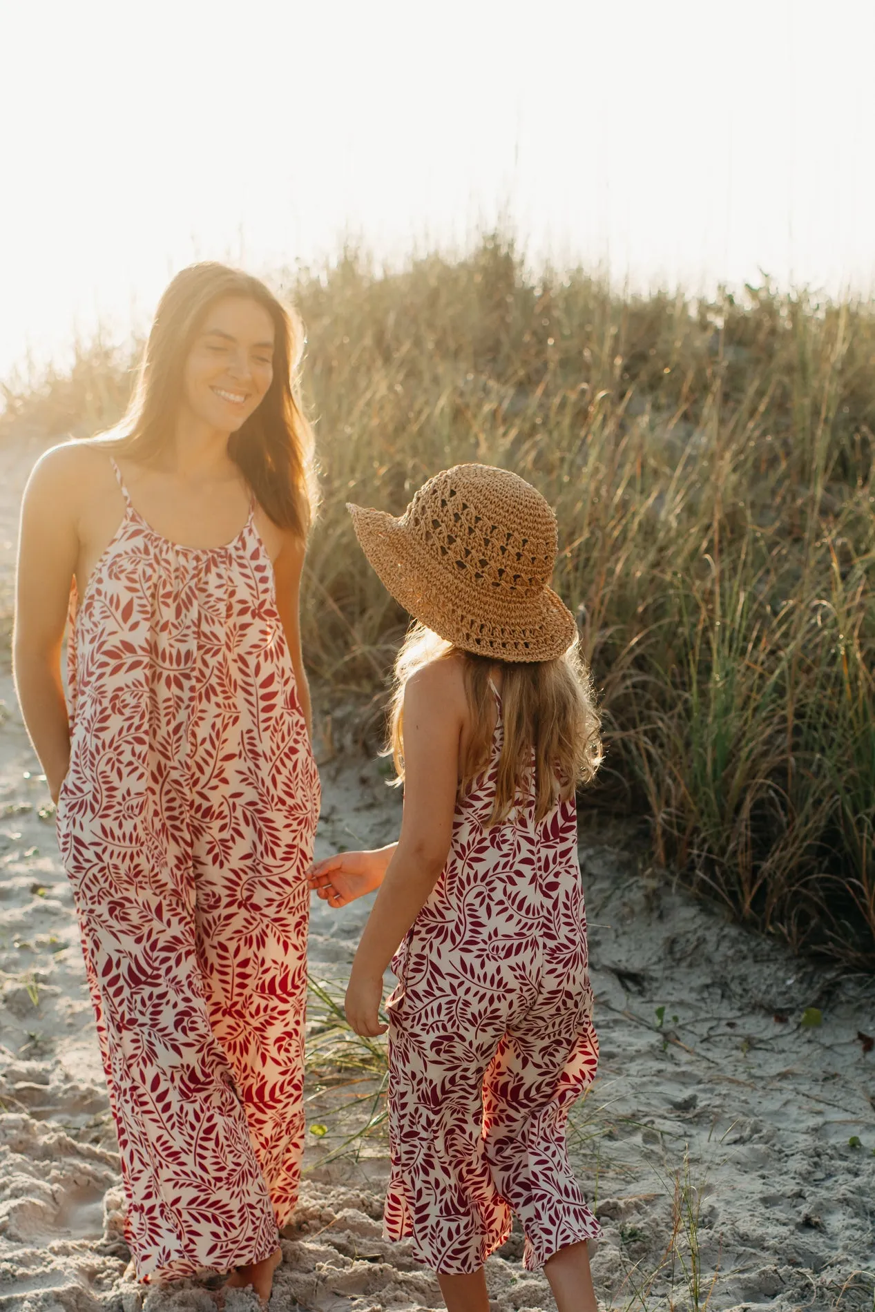 Women's Stevie Romper (plum leaf)