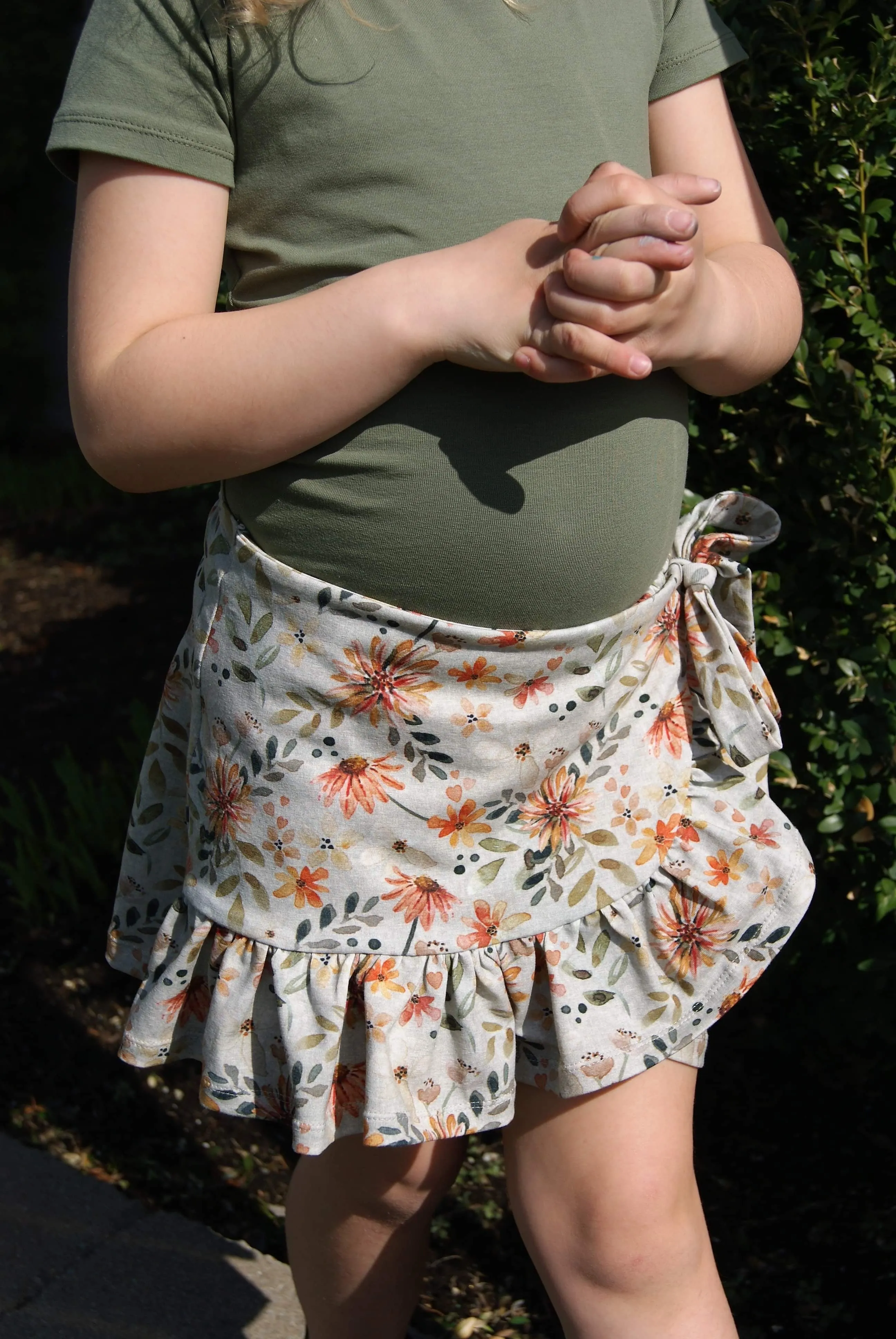 Youth Ginger Skort Digital Sewing Pattern Sizes NB-16Y