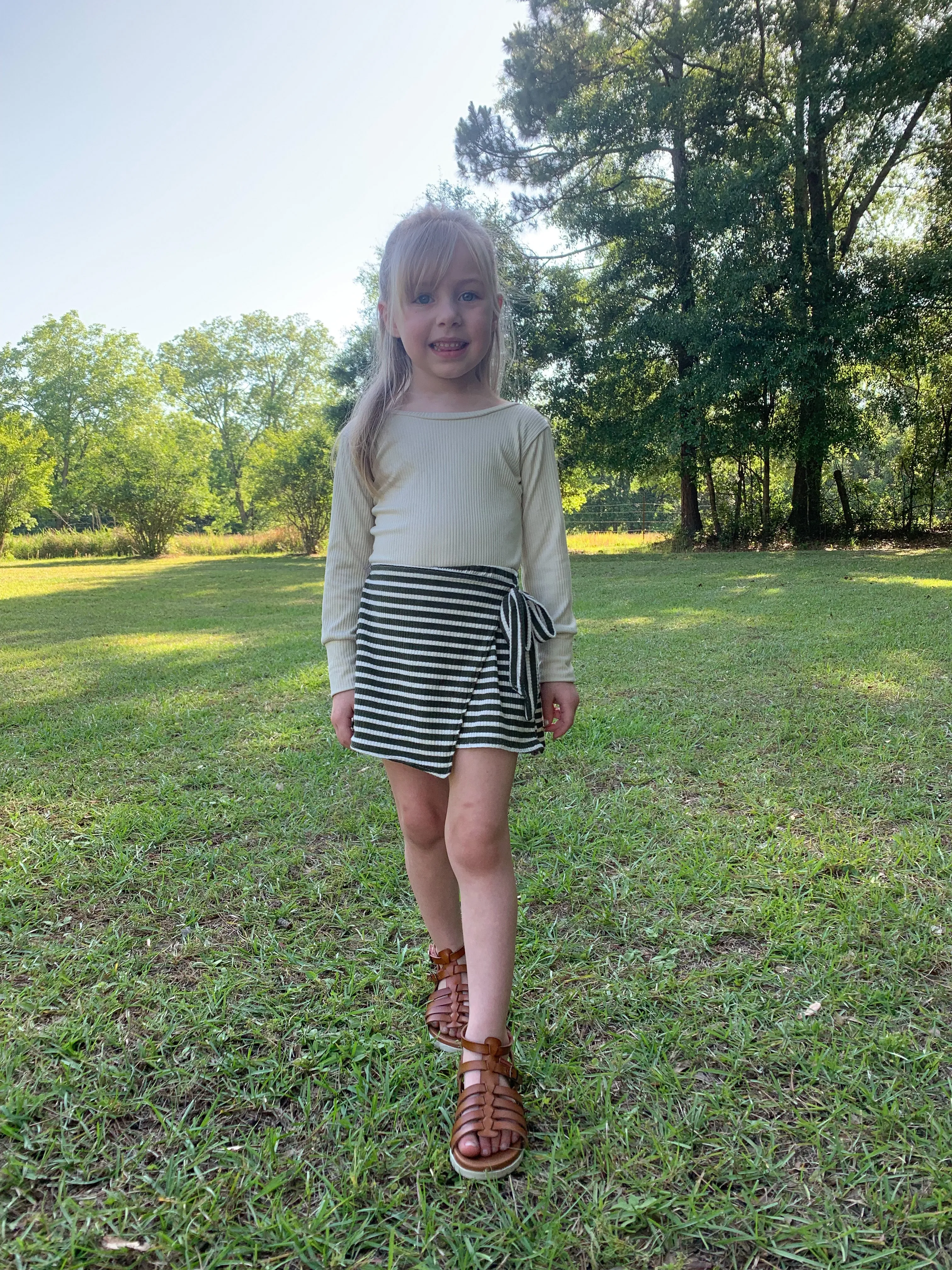 Youth Ginger Skort Digital Sewing Pattern Sizes NB-16Y
