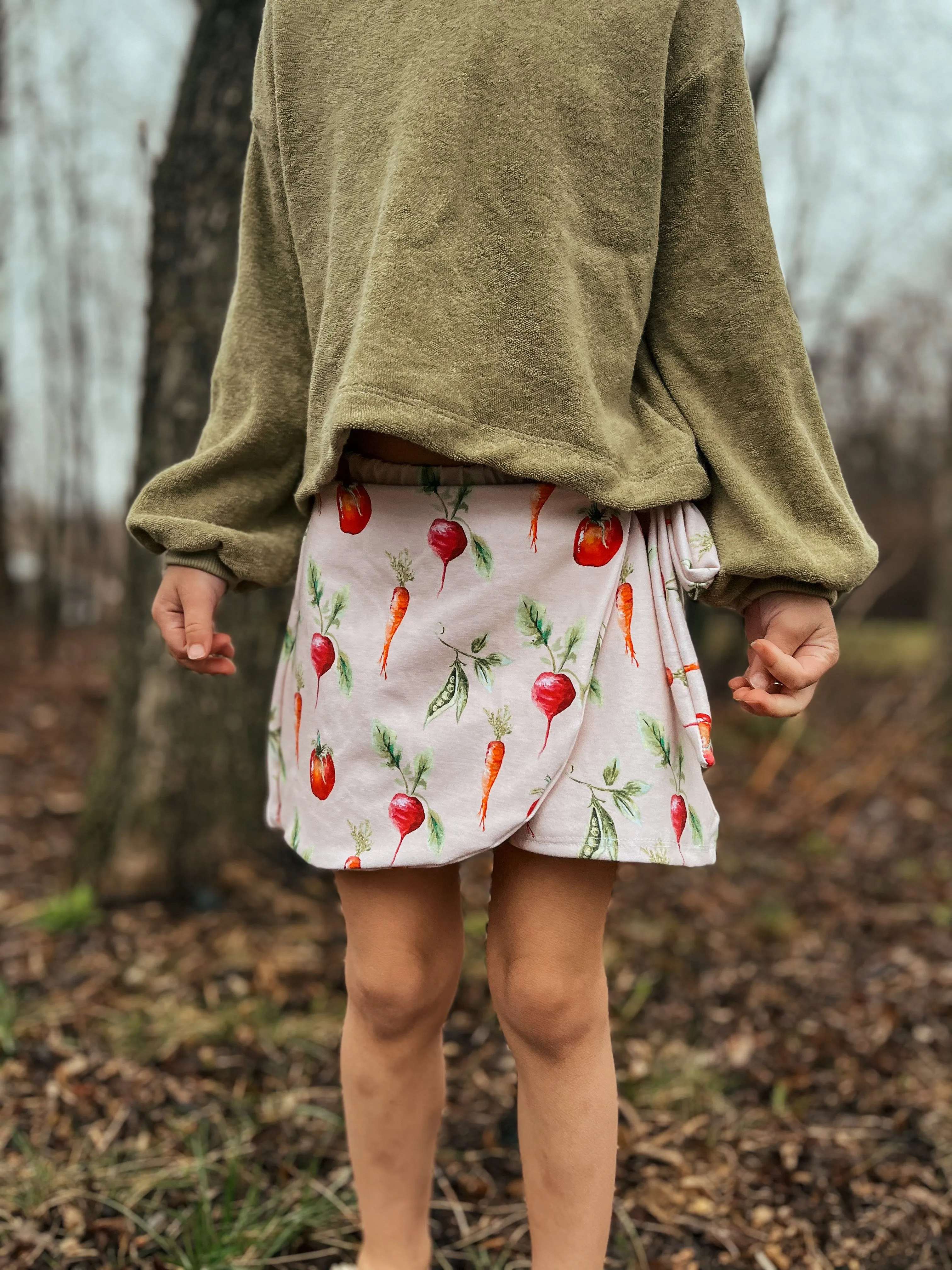 Youth Ginger Skort Digital Sewing Pattern Sizes NB-16Y