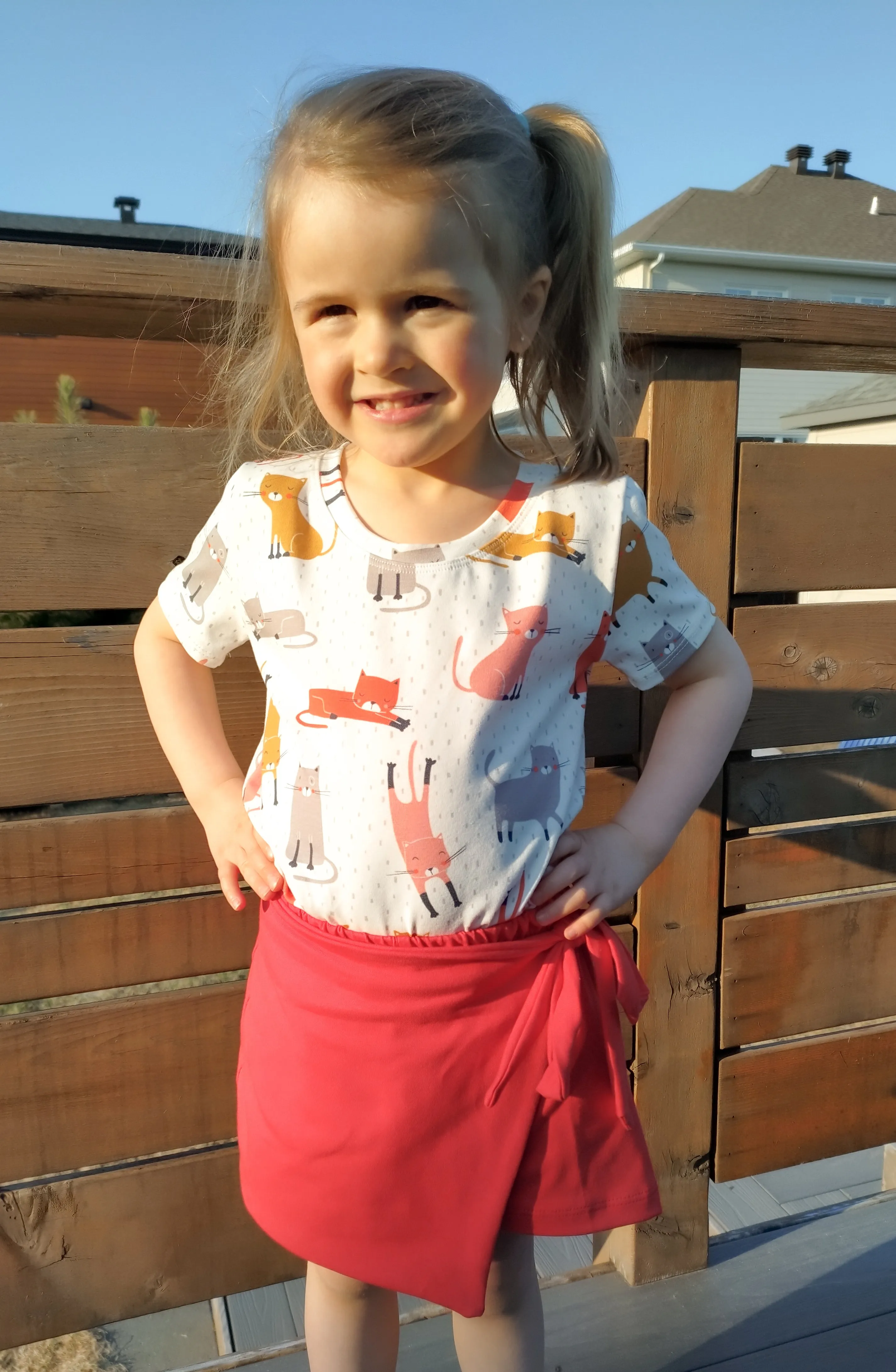 Youth Ginger Skort Digital Sewing Pattern Sizes NB-16Y