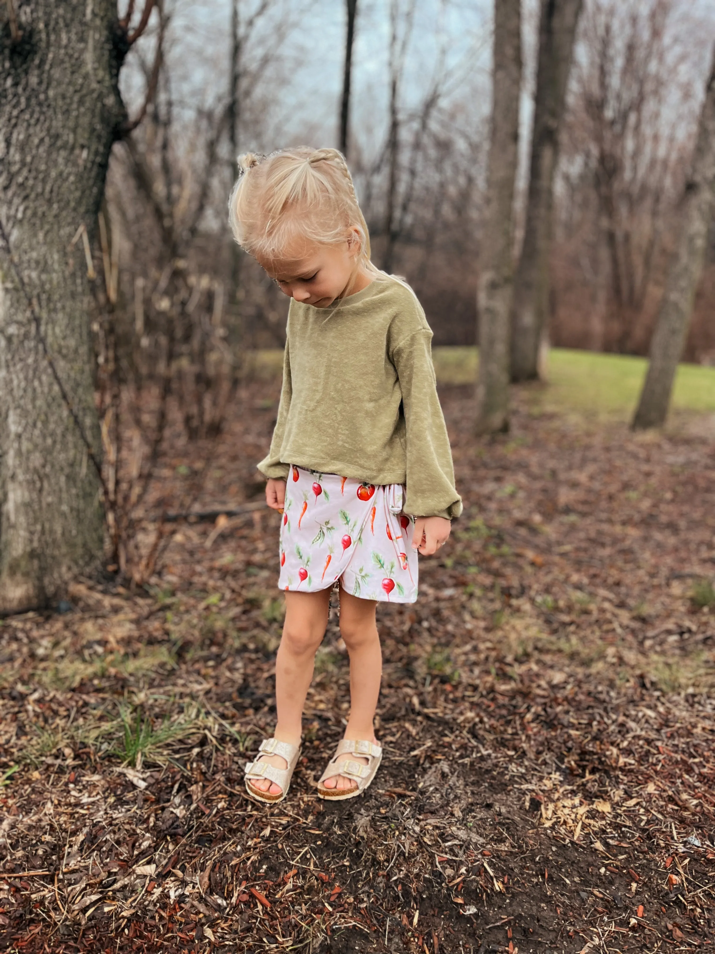 Youth Ginger Skort Digital Sewing Pattern Sizes NB-16Y
