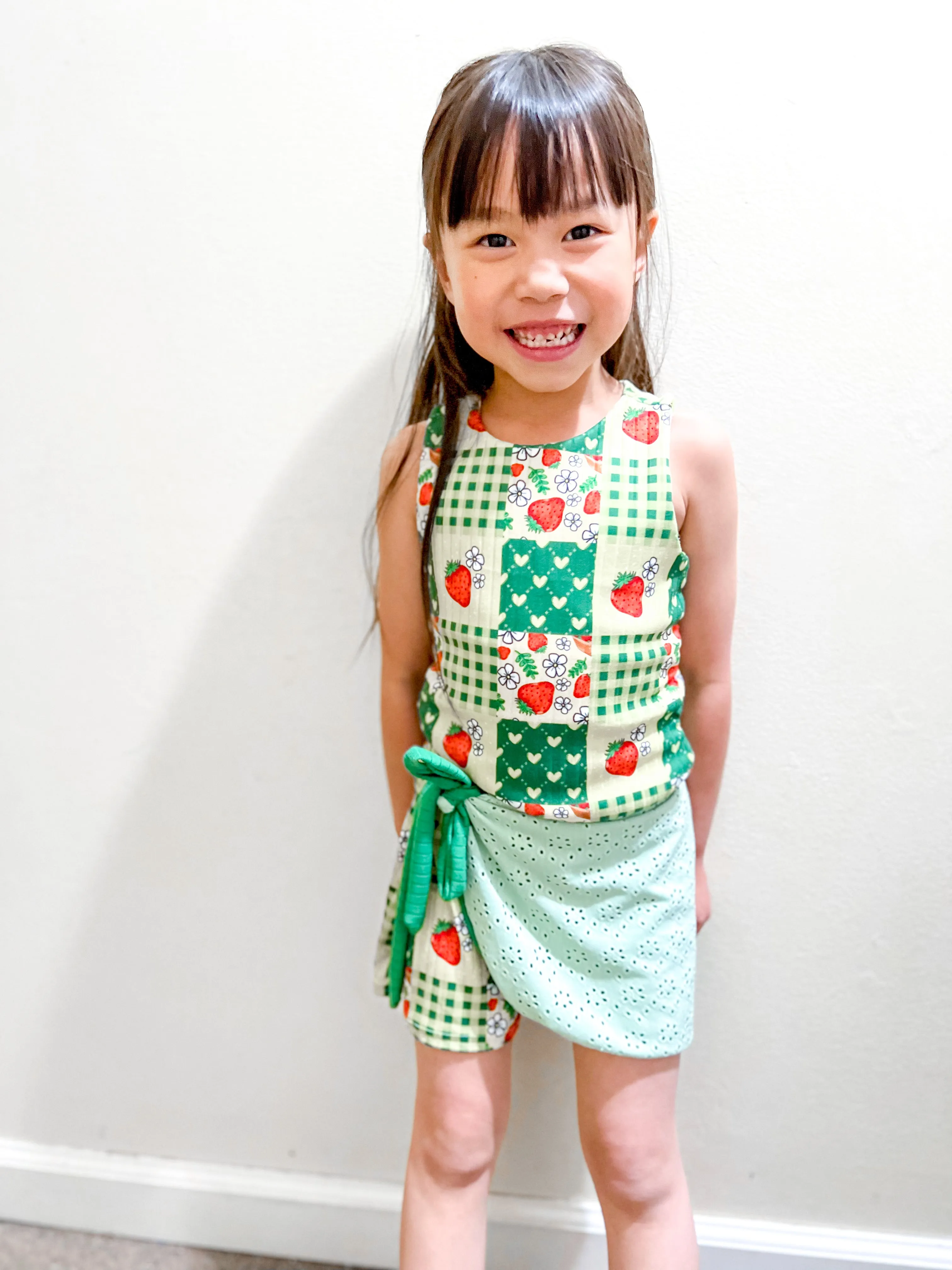 Youth Ginger Skort Digital Sewing Pattern Sizes NB-16Y